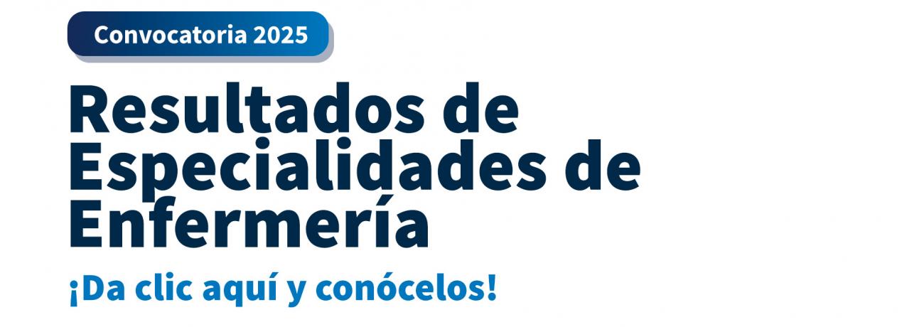Resultados especialidades